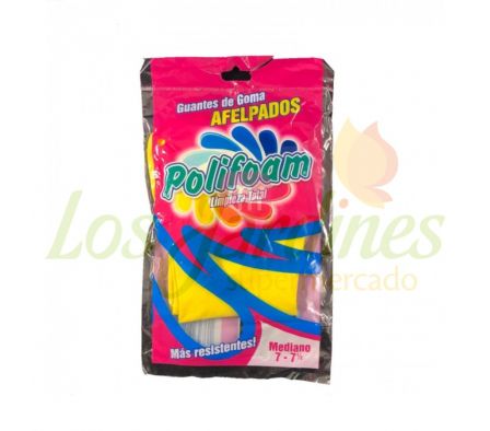 GUANTES DE GOMA MEDIANO POLIFOAM