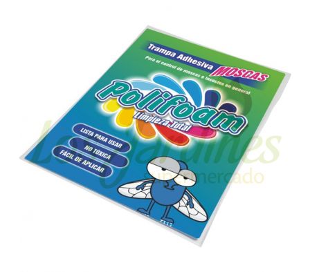 TRAMPA ADHESIVA P/MOSCAS POLIFOAM