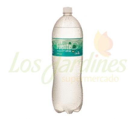 AGUA MINERAL LA FUENTE CON GAS 2L