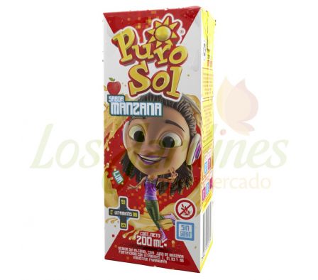 JUGO MANZANA PURO SOL 200 ML
