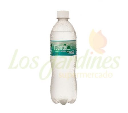 AGUA LA FUENTE CON GAS 600ML
