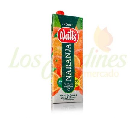 JUGO WATTS NECTAR DE NARANJA 1500ML - TETRA