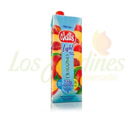 JUGO WATTS NECTAR DE DURAZNO LIGHT 1500ML - TETR