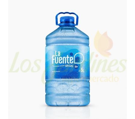 AGUA SIN GAS 5 LTS LA FUENTE