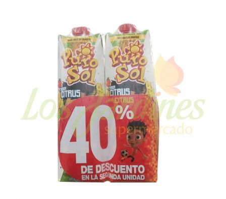 PACK PURO SOL CITRUS 1,5L 2UN