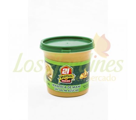 MANTECA DE MANI NATURAL LINEA MANI 21 400 GRS