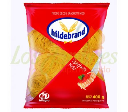 FIDEOS SPAGHETTI NIDO HILDEBRAND 400G