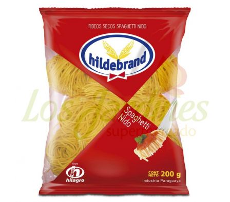 FIDEOS SPAGUETTI NIDO HILDEBRAND 200G