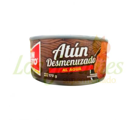 ATUN DESMENUZADO AL AGUA BON GUSTO 170G