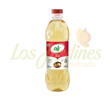 ACEITE OK SOJA BOT 500 ML