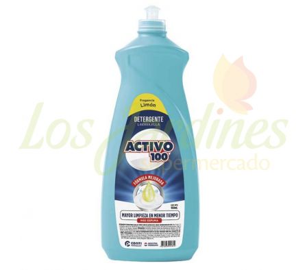 DETERGENTE ACTIVO 100 LIMON 950 ML