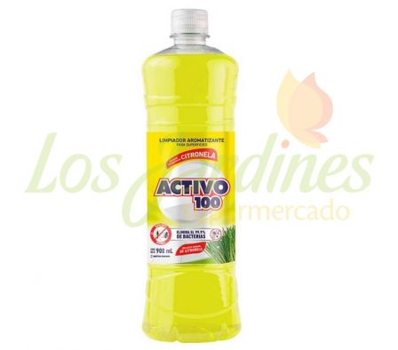 LIMPIADOR ACTIVO 100 CITRONELA 900 CC