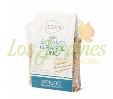 SEMILLA TOSTADA SESAMI MIX MOLIDA 150GR