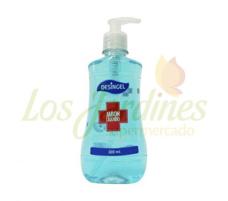 JABON LIQ. ANTIBACTERIAL C/ALOE DESINGEL 300 ML