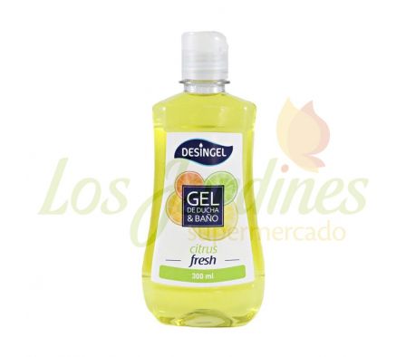 JABON GEL DUCHA Y BAÑO CITRUS FRESH DESINGEL 300M