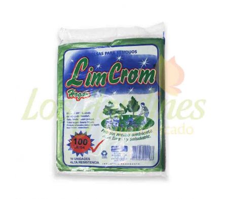 BOLSA RESIDUO DE 100 LTS SUPER RESISTENTE-