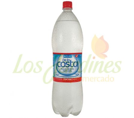 AGUA MINERAL DE LA COSTA CON GAS  2L