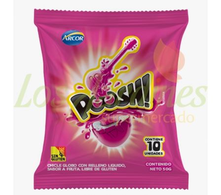CHICLE POOSH TUTTI FRUTTI 50GR