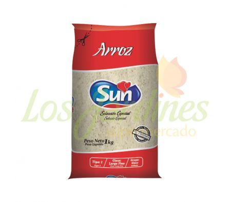 ARROZ SUN TIPO I ROJO 1K
