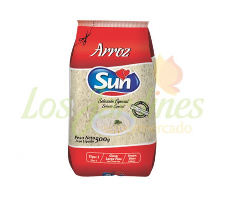 ARROZ SUN TIPO I ROJO 500 GR