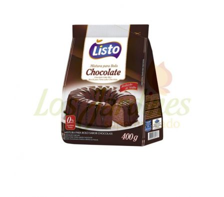 POLVO PARA TORTA LISTO CHOCOLATE - UND 400 GR..--