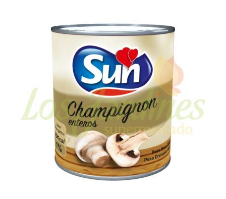 CHAMPIÑON ENTERO EN LATA SUN 800G