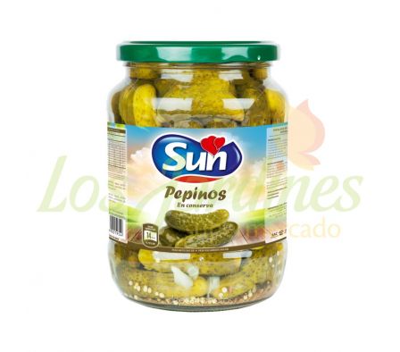 PEPINILLOS EN VIDRIO SUN 300G