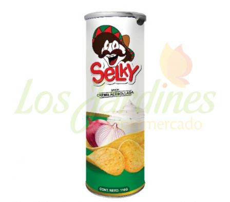 PAPAS SELKY CREMA ACEBOLLADA 110G