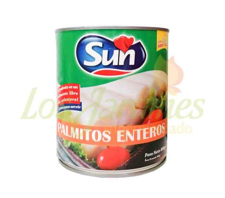 PALMITO ENTERO ABRE FACIL SUN 800 GR.