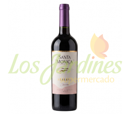 VINO SANTA MONICA RESERVADO CARMENERE 750ML