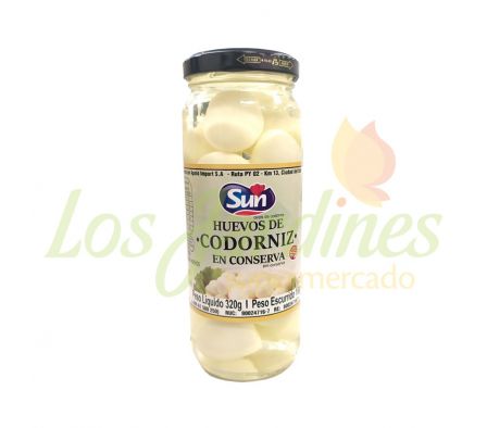 HUEVO DE CODORNIZ SUN 320G