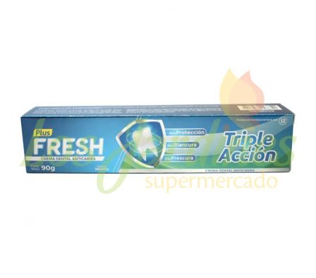 PASTA DENTAL PLUS FRESH TRIPLE ACCION 90 GR