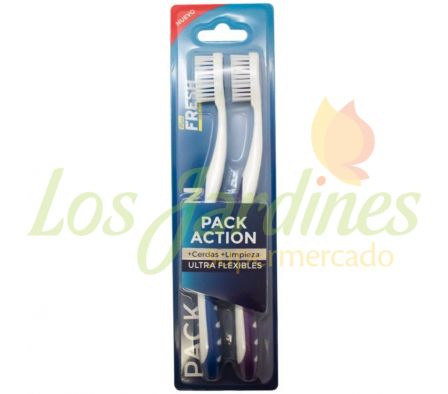 PACK 2 CEPILLO DENTAL PLUS FRESH ACTION