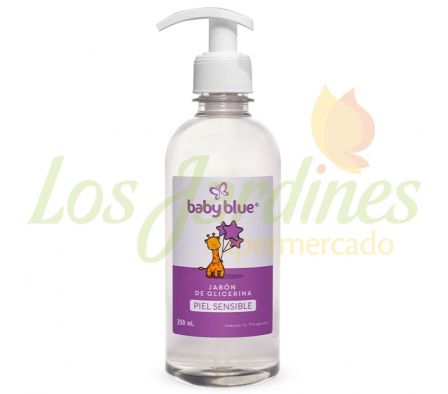 JABON LIQUIDO GLICERINA C/ VALVULA 340ML BABYBLUE
