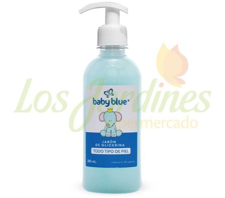 JABON LIQUIDO GLICERINA 340 ML C/VALVULA CELESTE