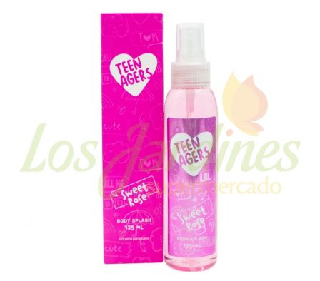 BODY SPLASH TEENAGERS SWEET ROSE ESTUCHE 125ML