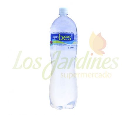 AGUA MINERAL CON GAS BES 2 LT