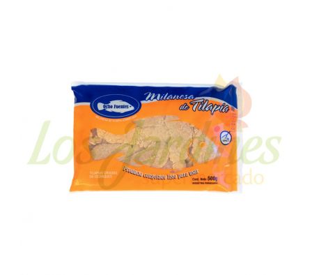 MILANESA DE TILAPIA CONGELADA OCHO FUENTES 500G