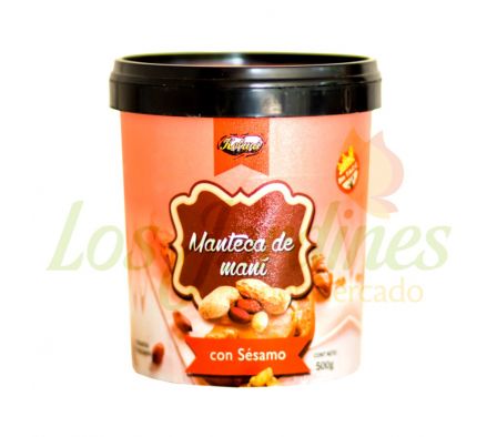 MANTECA DE MANI CON SESAMO KELWA 500G