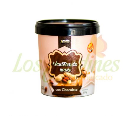 MANTECA DE MANI CON CHOCOLATE KELWA 500G