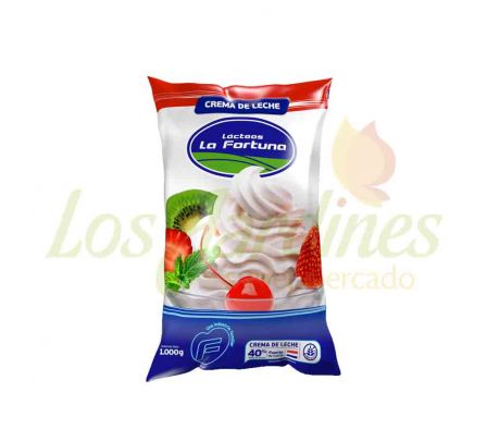 CREMA DE LECHE LA FORTUNA SACHET 1 LT