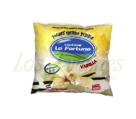 YOGHURT ENTERO LA FORTUNA BEBIBLE VAINILLA 500ML