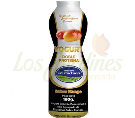 YOGHURT DOBLE PROTEINA MANGO BOTELLA DE 180G