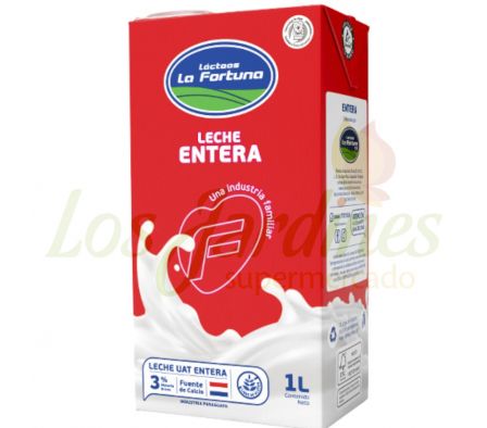 LECHE UAT ENTERA LA FORTUNA 1 LT