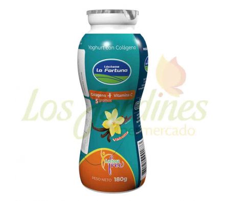 YOGURT C/COLAGENO LA FORTUNA VAINILLA BOTELLA 180G