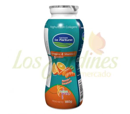 YOGURT C/COLAGENO LA FORTUNA NARANJA/ZANAHORIA 180