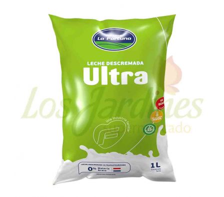 LECHE DESCREMADA LA FORTUNA ULTRA PASTEURIZADA 1L