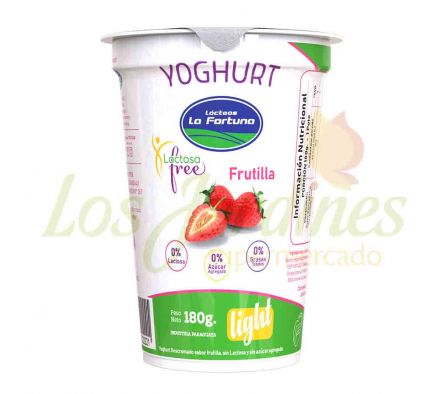 YOGHURT LIGHT LA FORTUNA FRUTILLA 180 ML