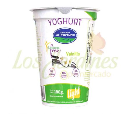 YOGHURT LIGHT LA FORTUNA VAINILLA 180 ML