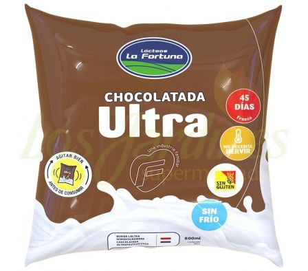 BEBIDA LACTEA CHOCOLATADA LA FORTUNA ULTRA 500ML
